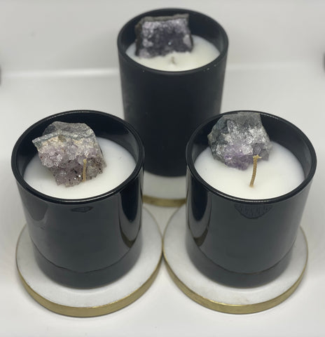 Amethyst Candle/ Aromatherapy Candle