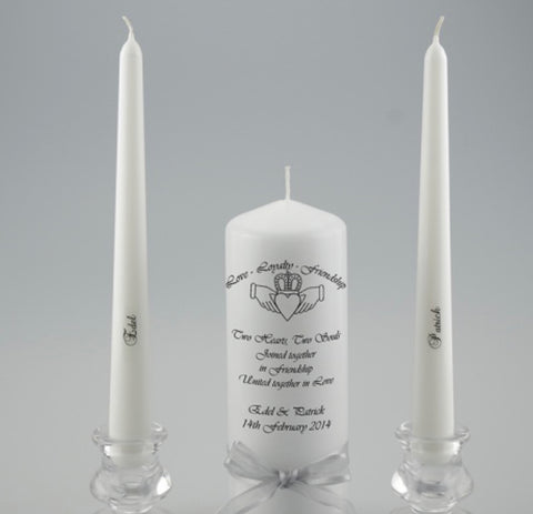 Custom Wedding Unity Candle Set
